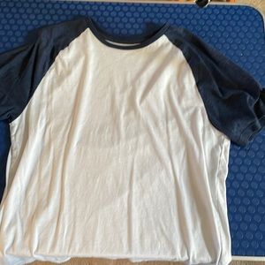 Mens Short Sleeve Raglan Tee Shirt